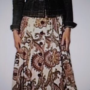 CAbi Paisley Flirt Skirt